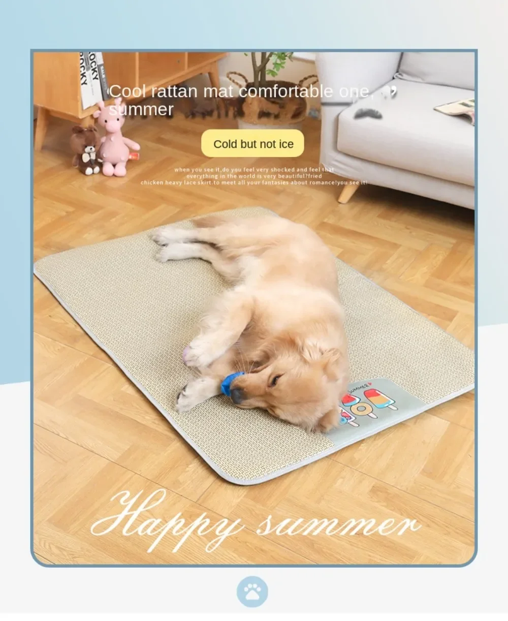 Title 1, Dog Nest Summer Cushion Ice Cushion Pet Pet Sup...