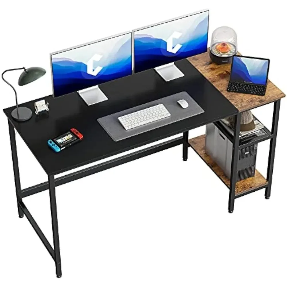 computer-home-office-desk-55-inch-small-desk-study-writing-table-with-storage-shelves-modern-simple-pc-desk-with