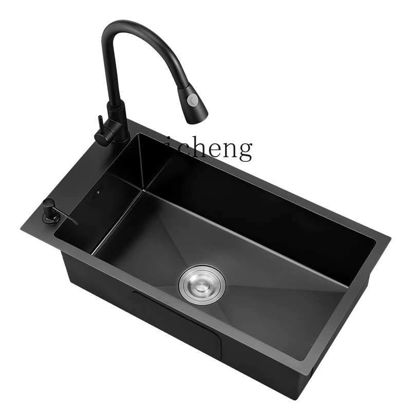 

Yy Stainless Steel Nano Single Sink Kitchen Vegetable Basin Large Sink
