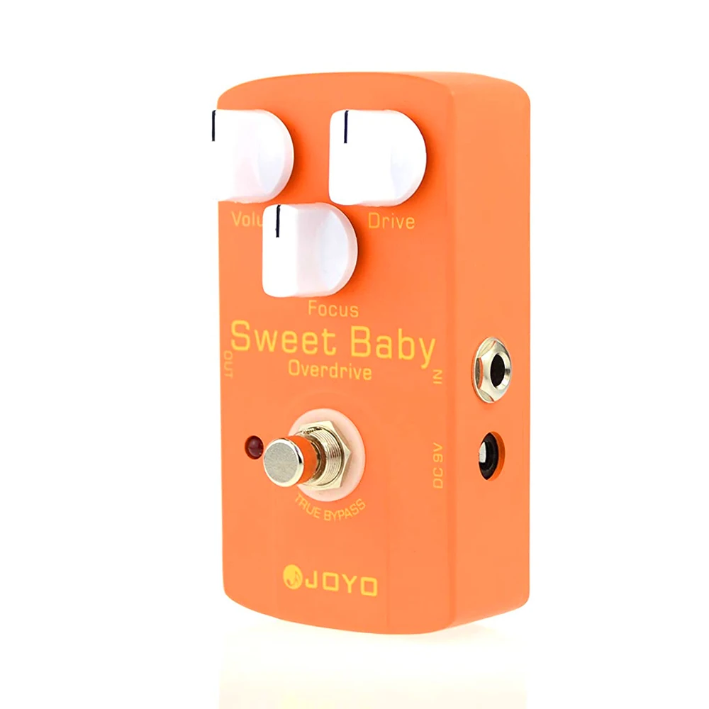 JF-36 SWEET BABY Overdrive Pedal Low Gain Overdrive Effects with FOCUS Knob for