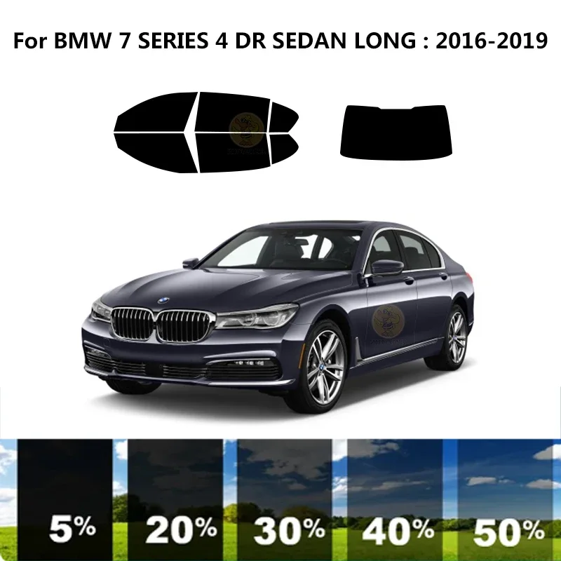 

Precut nanoceramics car UV Window Tint Kit Automotive Window Film For BMW 7 SERIES 4 DR SEDAN LONG2016-2019