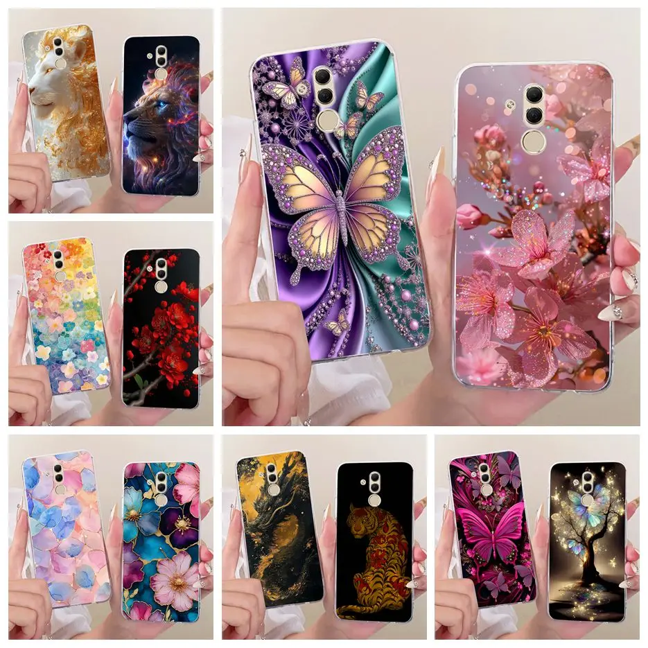 Luxury Floral Butterfly Design Soft Slim Phone Case Cover