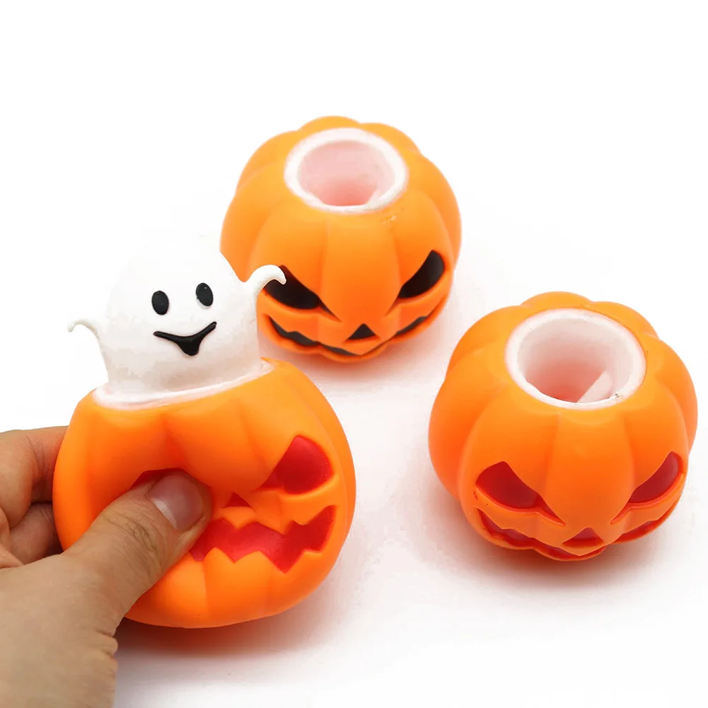 JOYIN Halloween Pop Fidget Toys (24 Pezzi): Portachiavi Antistress A Forma Di Fantasma, Scheletro, Pipistrello, Zucca, Cappello Da Strega