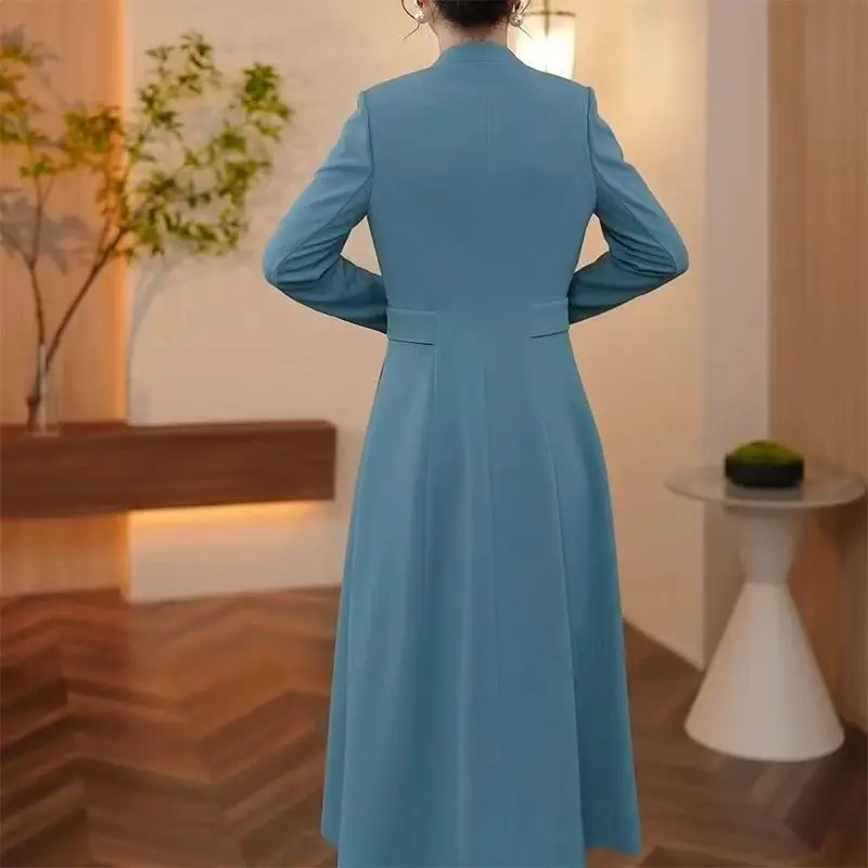 طقم فستان ميدي قطعتين بوليستر