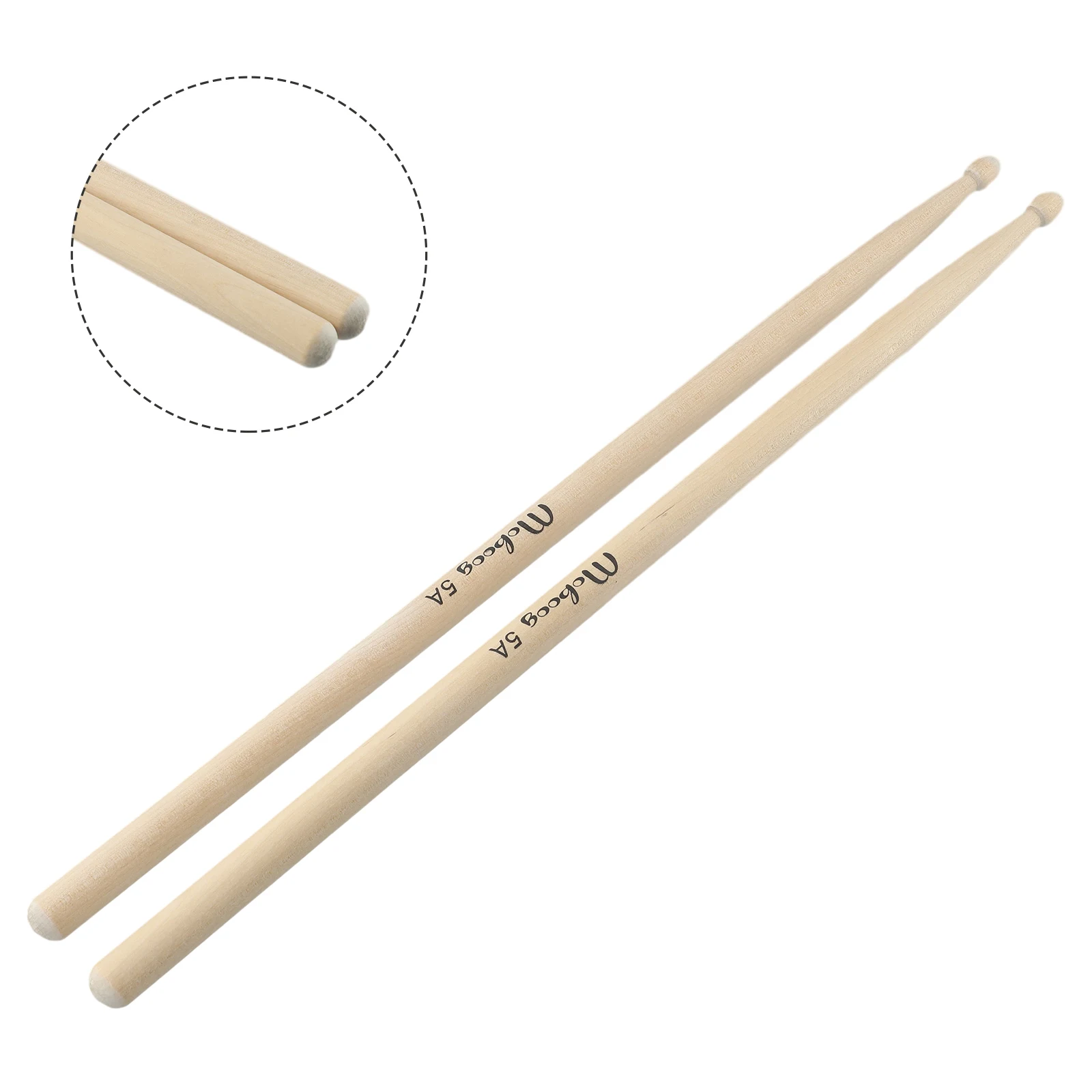 

2pcs Drum Sticks For Youth Rock Bands Drummer Fast Playing 406mm 14.8mm Maple Manual Percussion Instrument Equipment Part