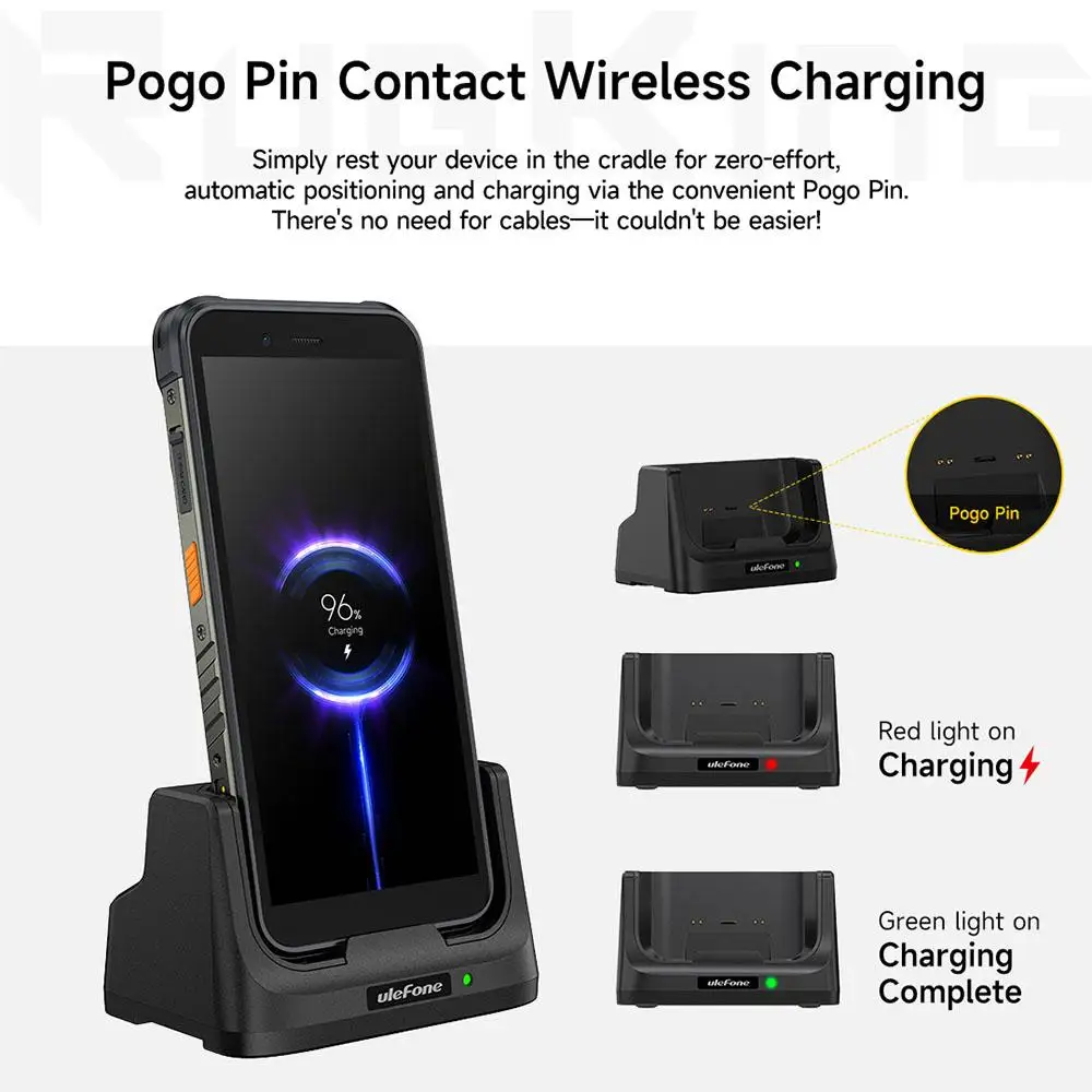 For Ulefone RugKing / RugKing 2 Pro / 3 Pro / 4 Pro Ulefone USB-C / Type-C Desk Charging Dock