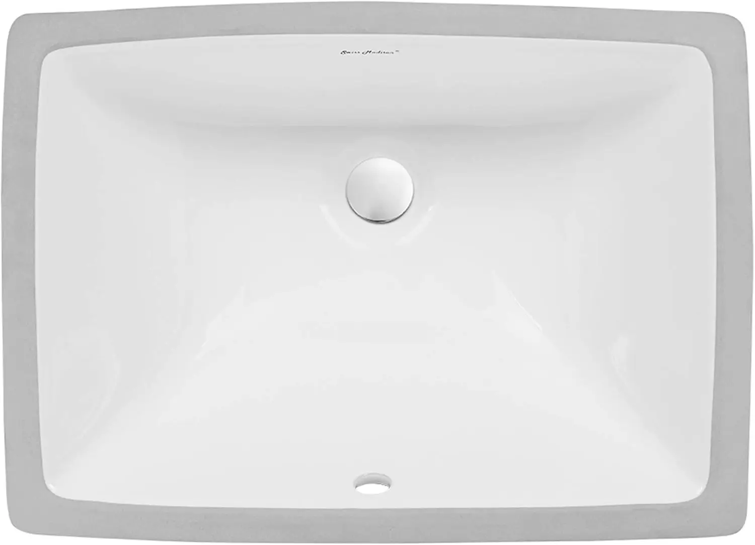 Plaisir 21 Rectangular Under-Mount Bathroom Sink 5