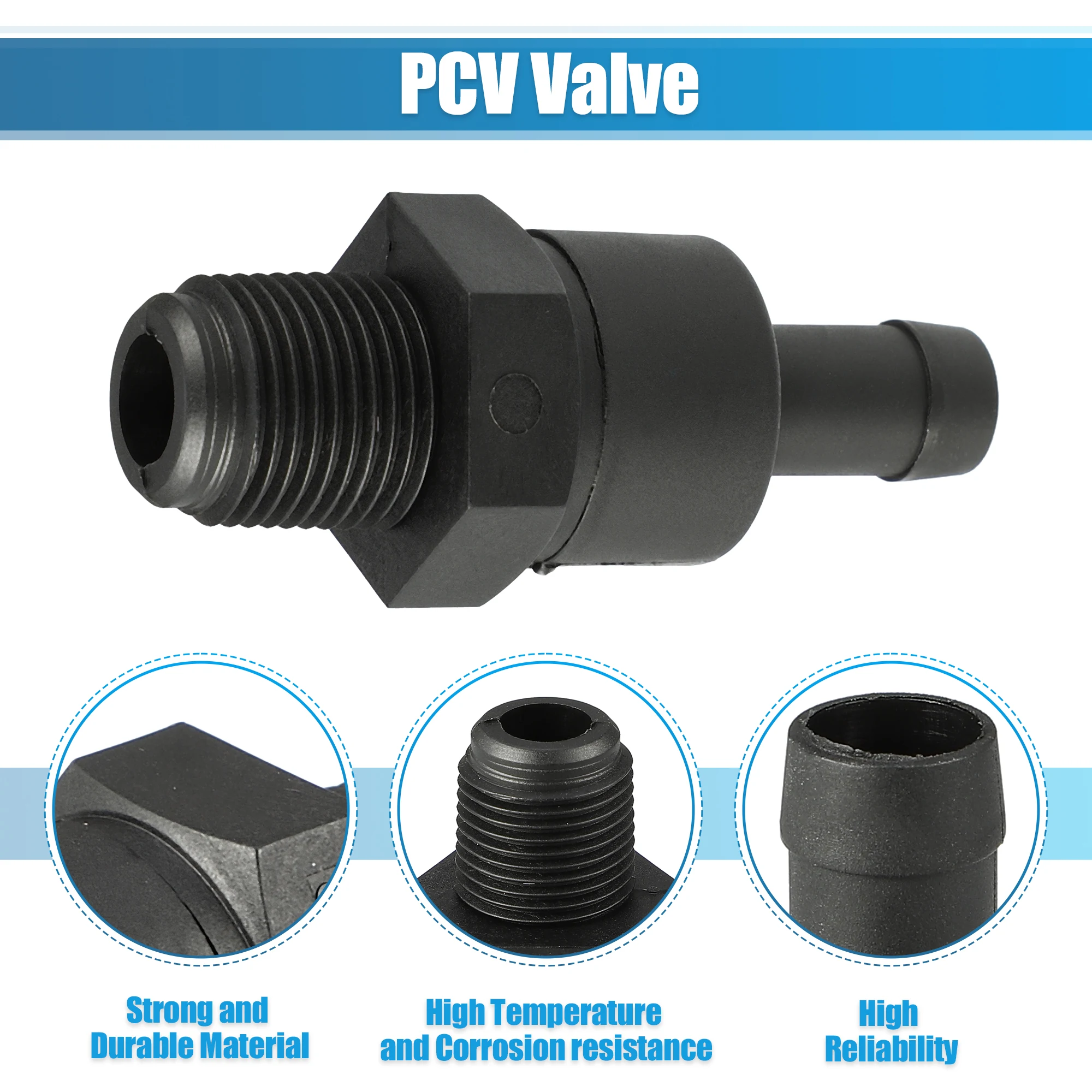 X Autohaux PCV Valve Exhaust Positive Crankcase Ventilation Valve Fittings for Chrysler PT Cruiser 2.4L 2001-2010 No.4777240AD