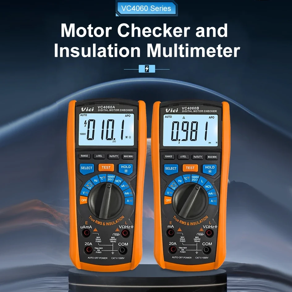Insulation resistance multimeter two-in-one,NCV measurement,New energy auto repair multimeter,high-precision,VICI,6000 counts