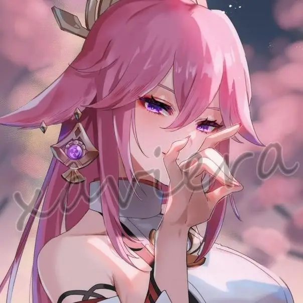 

Алмазная живопись 5D «сделай сам», аниме, Yae Miko, полная выкладка, квадратная мозаика, вышивка, мультяшная Девушка Стразы, вышивка крестиком, ук...