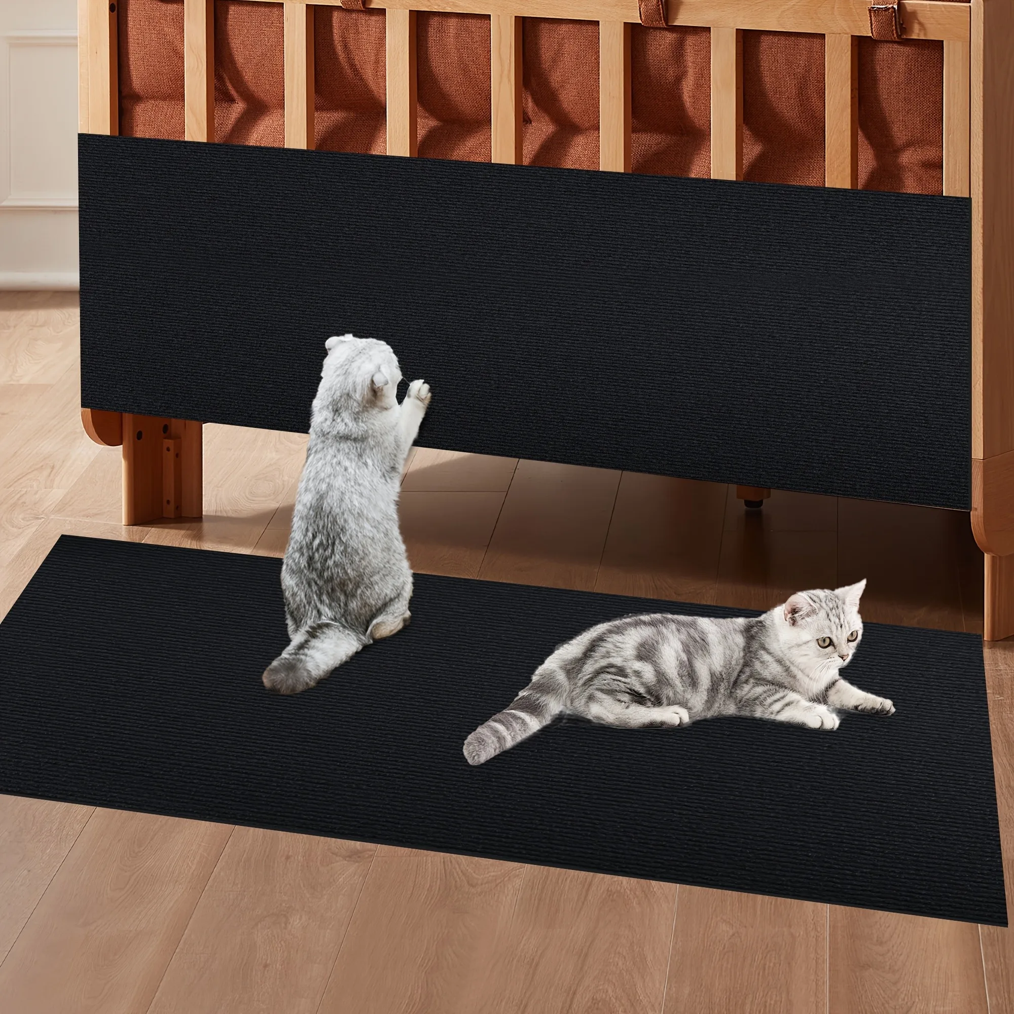 Bedroom Rug Wall Carpet Chair 40cmX1m Wear-resistant Anti Slip Self-adhesive for Living Room Sofa Decoration