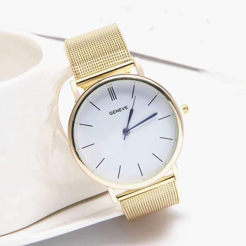 

Famous Brand Gold Silver Casual Quartz Watch Women Mesh Stainless Steel Dress Women Watches Relogio Feminino Clock