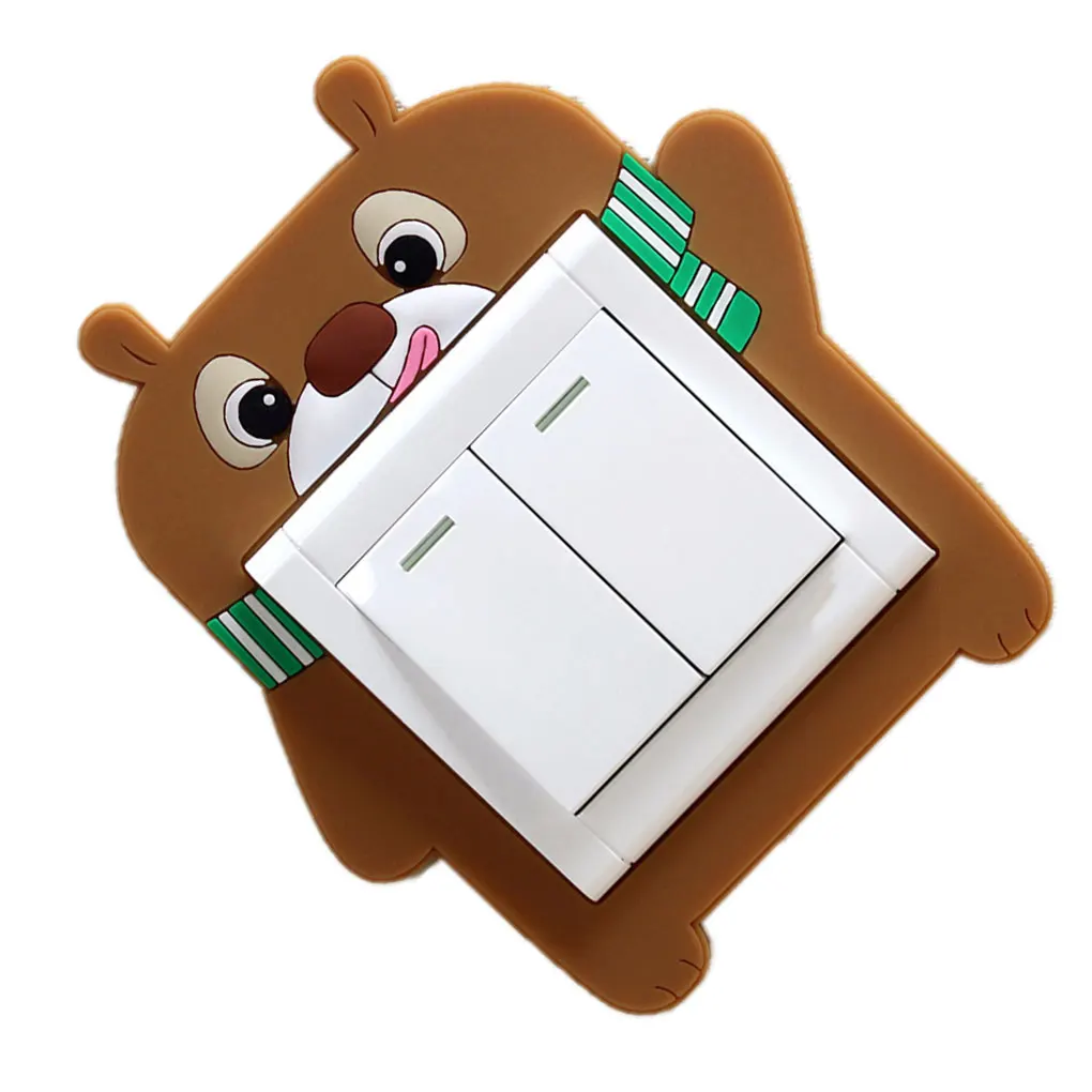 Luminous Light Switch Socket Paste Washable Wall Paste Free Stickers Protective Cover Bedroom Decor