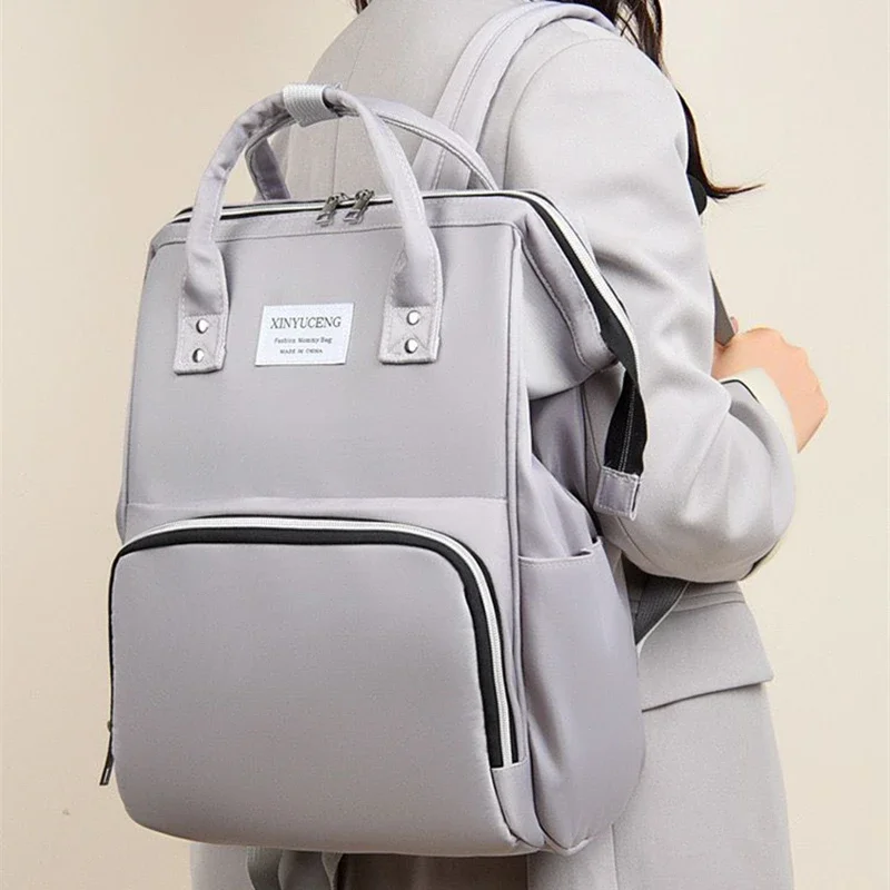 2024 New Nappy Backpack Bag Mummy Large Capacity Bag Mom Baby Multi-Function Waterproof Outdoor Travel Diaper Bags for Baby Care