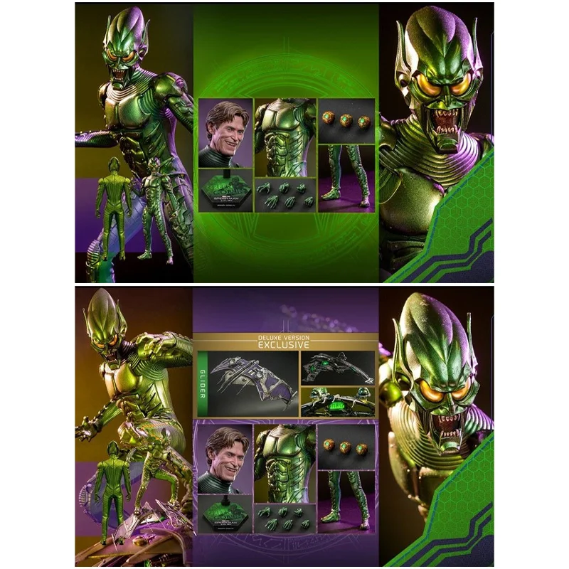 

In Stock Original 1/6 HT Hot Toys MMS630 MMS631 Green Goblin Spider Man No Way Home Model Collection Action Figure Toys Gifts