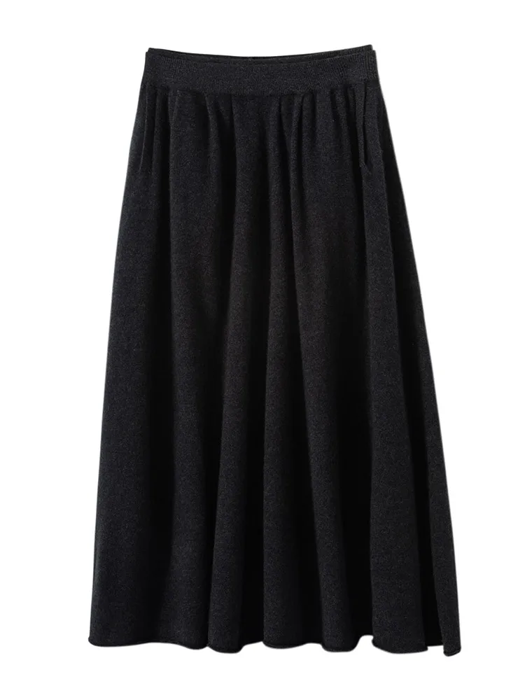 Cashmere Skirt Elegance