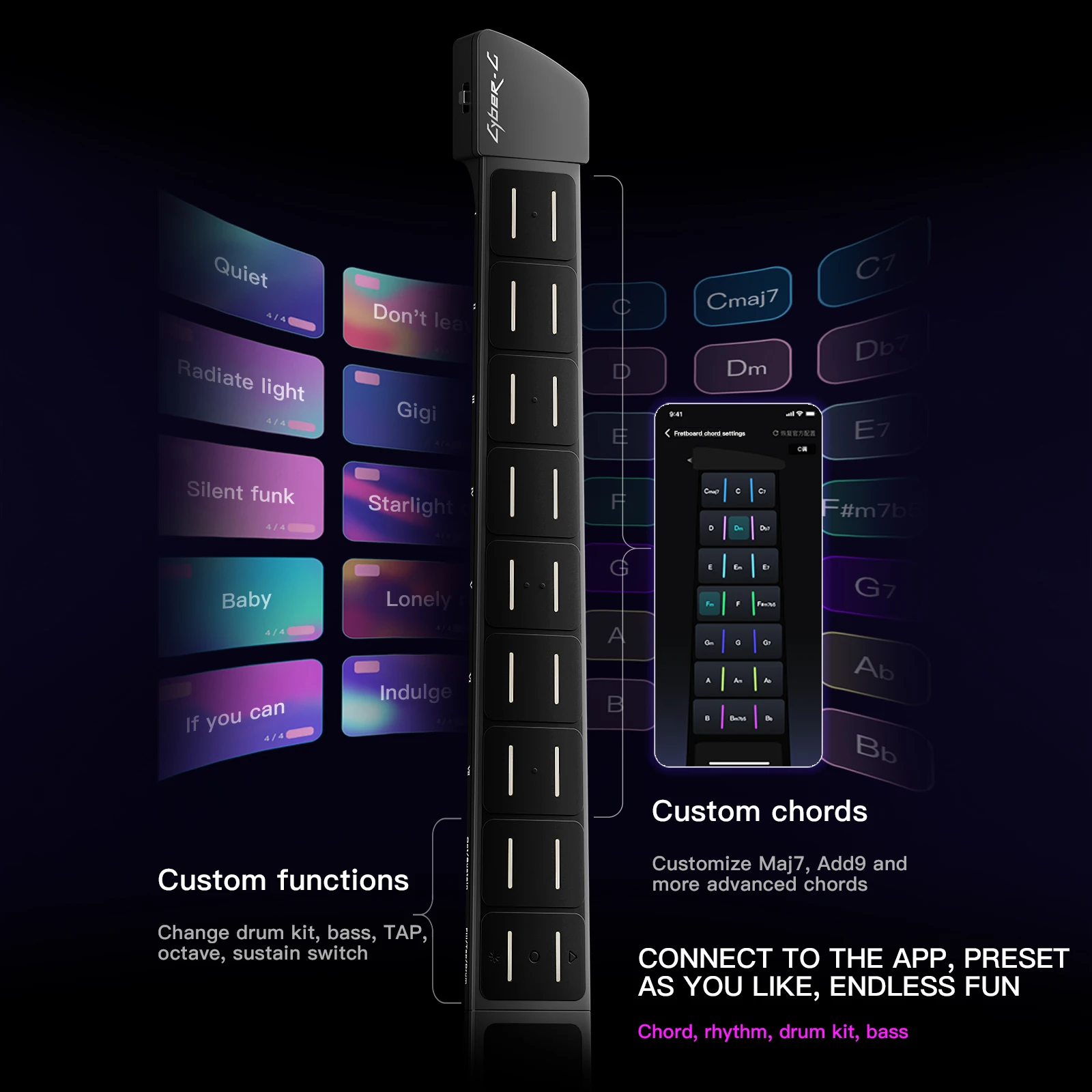 Enya-弦楽器なしのエレキギター,インテリジェント楽器,自動ピアノ