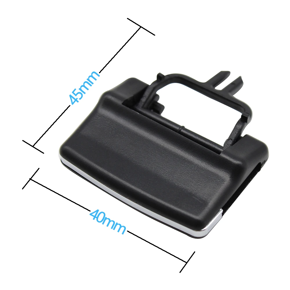 Kit Riparazione Linguette Uscite Aria Auto Per Mercedes W204, C260, C300, GLK200, GLK300 – Clip In ABS+PC Nero, Sostituzione Palette Rotte - 3
