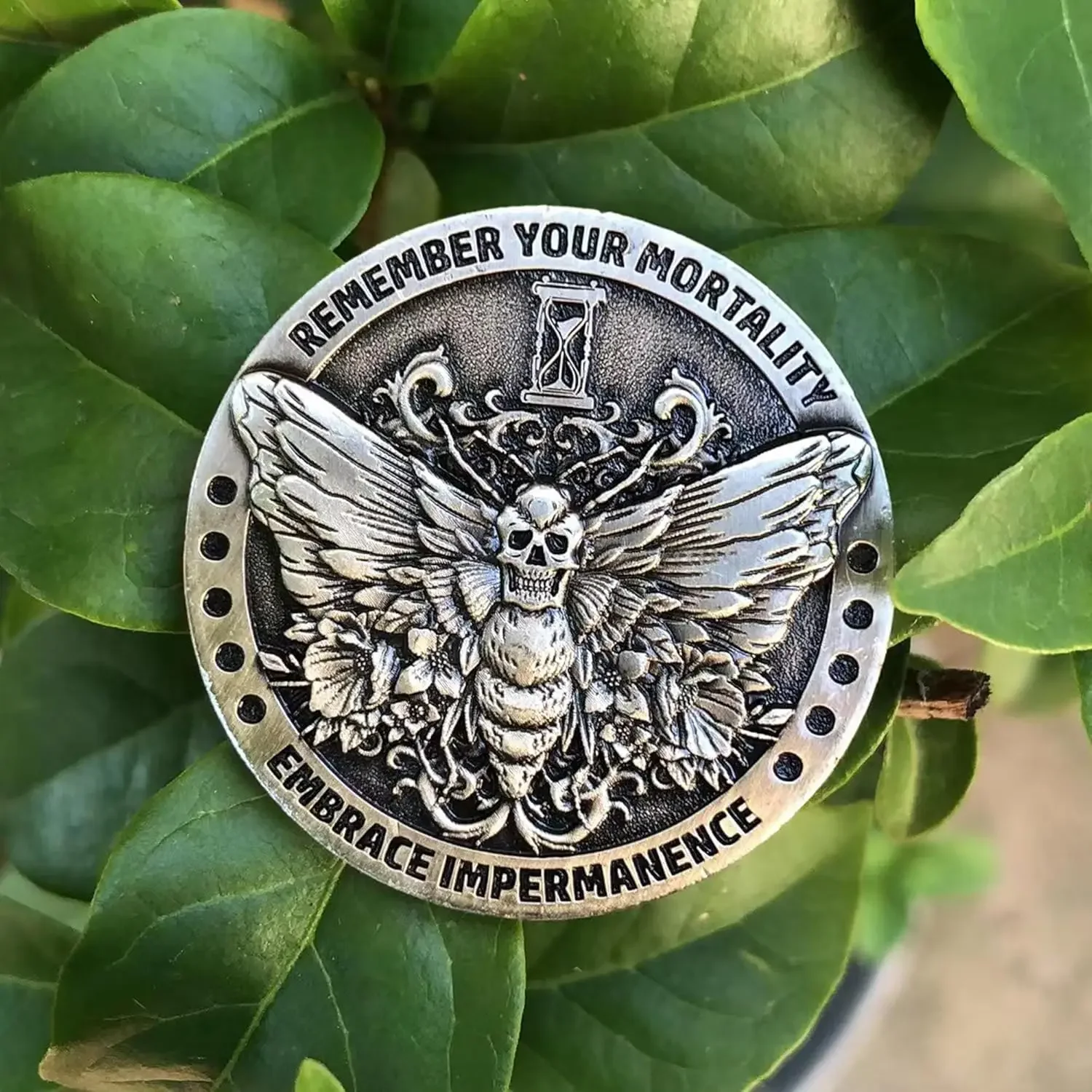 수제 메멘토 모리 토큰 스토익 리마인더, 해골 챌린지 코인 (싱글 코인) - AliExpress