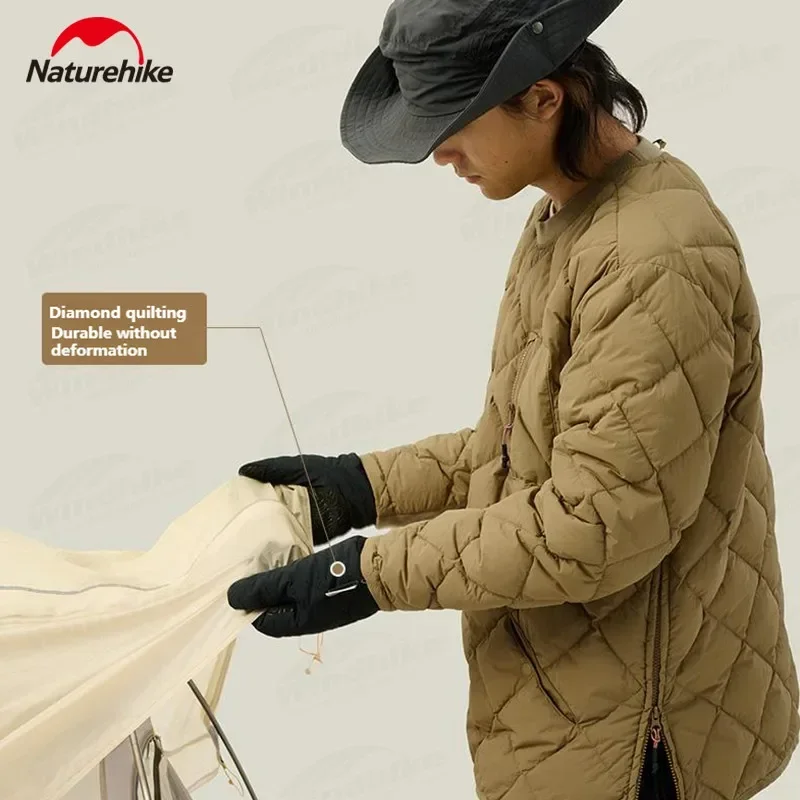 Thermal Gloves Naturehike -5 ~ 5 &deg;C Outdoor Thickened 3M Cotton Soft Non-Slip Camping Travel Cycling Hiking Winter Windproof