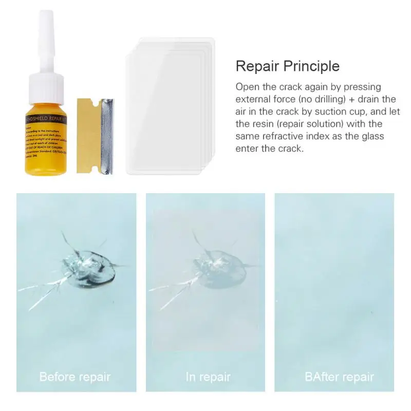 Car Scratch Repair Pen Car Windshield Cracked Repair Tool Car Glass Repair Kit DIY Phone Screen Repairs Set Auto Scratch Crack Restore