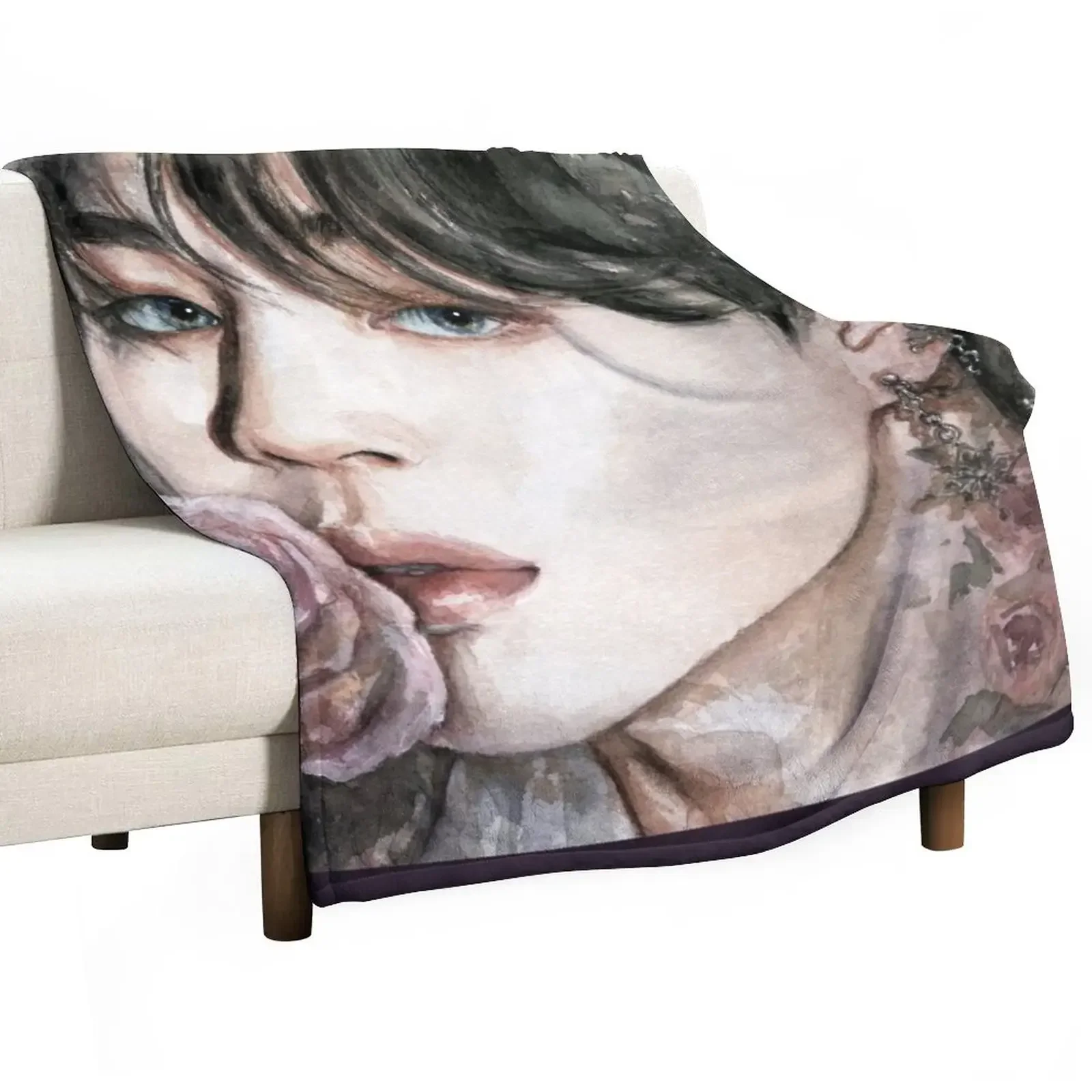 

Roses Throw Blanket Thins Soft Plaid Winter beds Cute Blankets