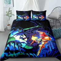Scott Pilgrim Duvet Cover Set Without Sheet King Queen Double Full Twin Single Size Bed Linen Set 2