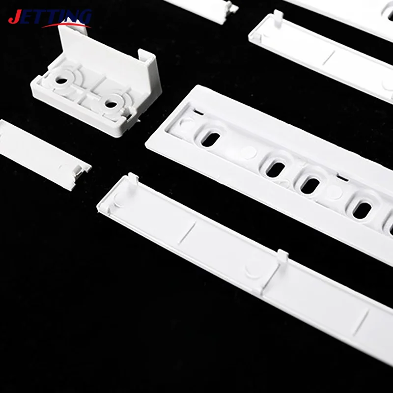 1Set Integrated Fridge Door Plastic Mounting Bracket Fixing Slide Kit For Freezer Refrigerator Door Shelf Rail For Refrigerator