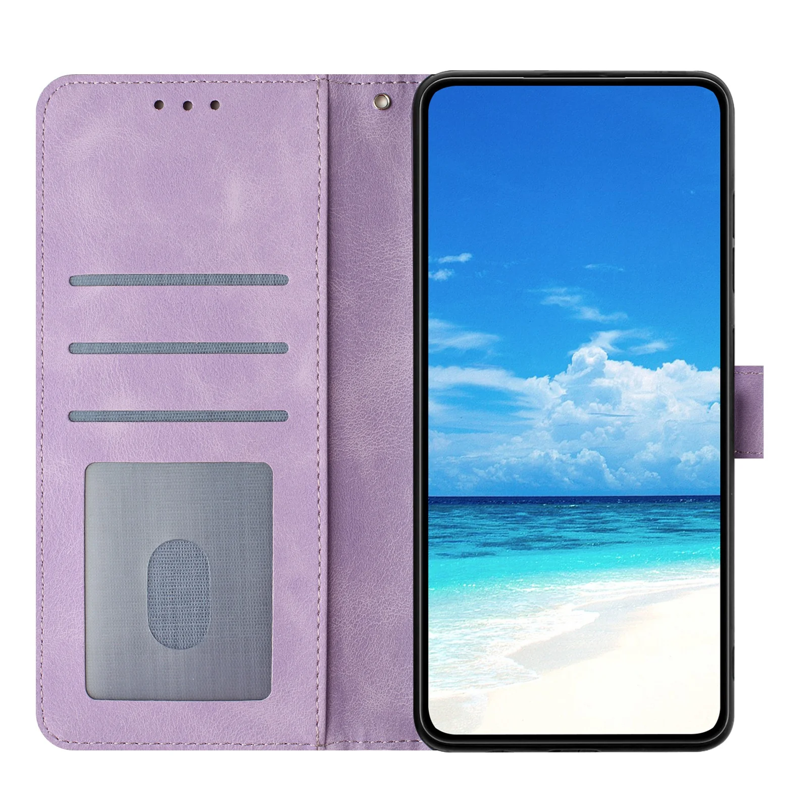 Rose Leather Flip Case - Elegant and Durable Phone Cover
