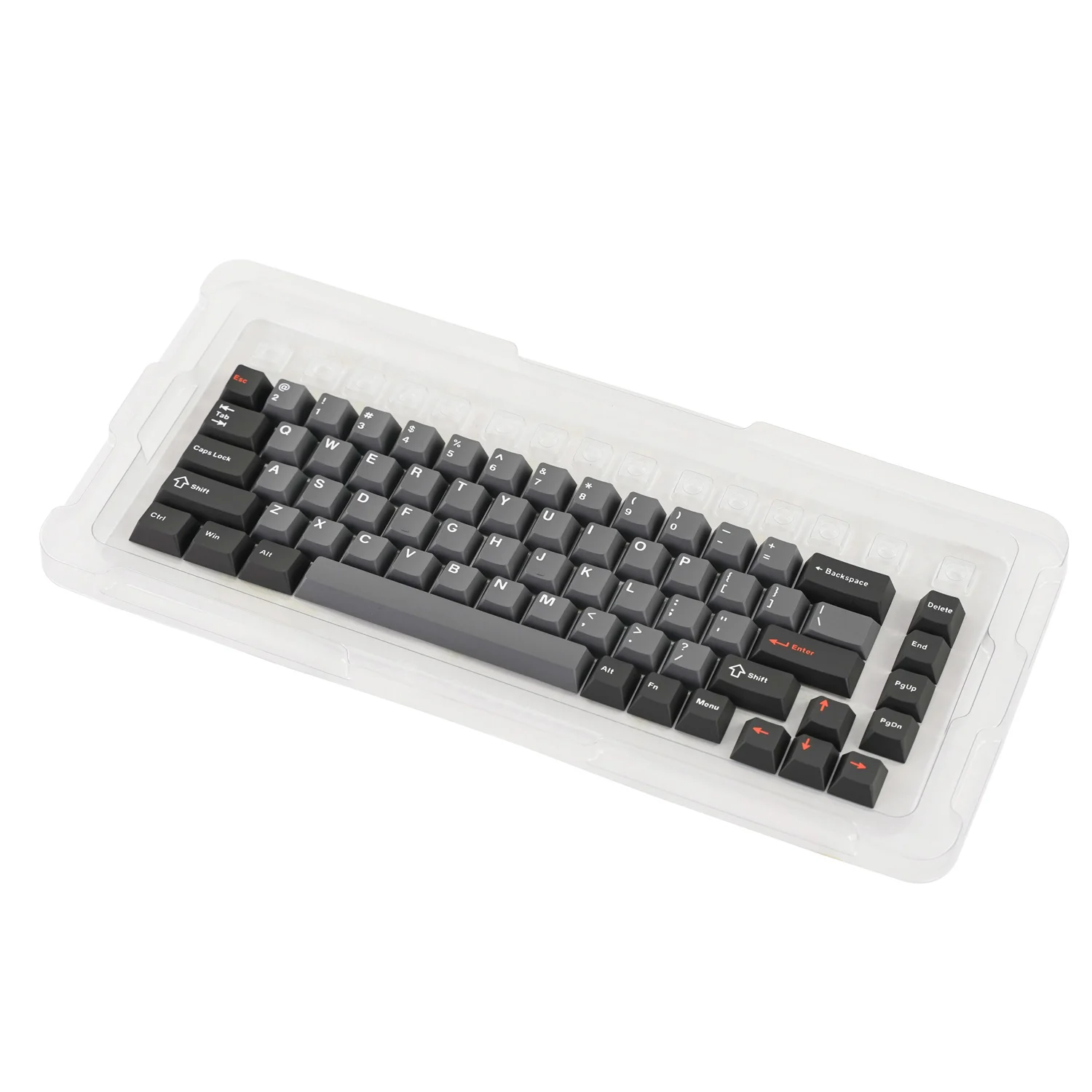 メカニカルキーボード,黒,灰色,68キー,DrunkDeer-G65 ANSI