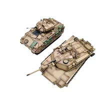 Rc Car Tank 2.4g1/16 Remote Control M2a2 Model Sound-light Tank Second Generation Motherboard Boy's Birthday Gift 2