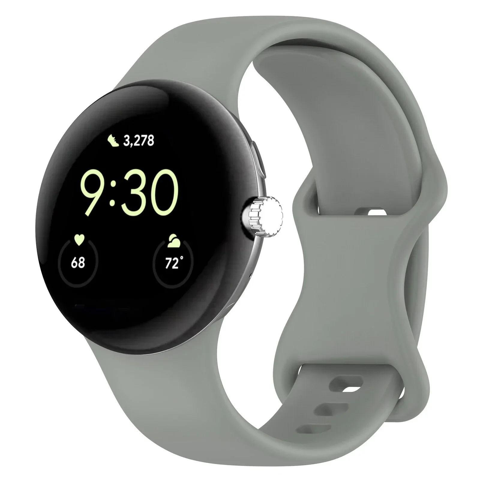 Premium Silicone Sports Strap for Google Pixel Watch – Elegant Wristband Accessory