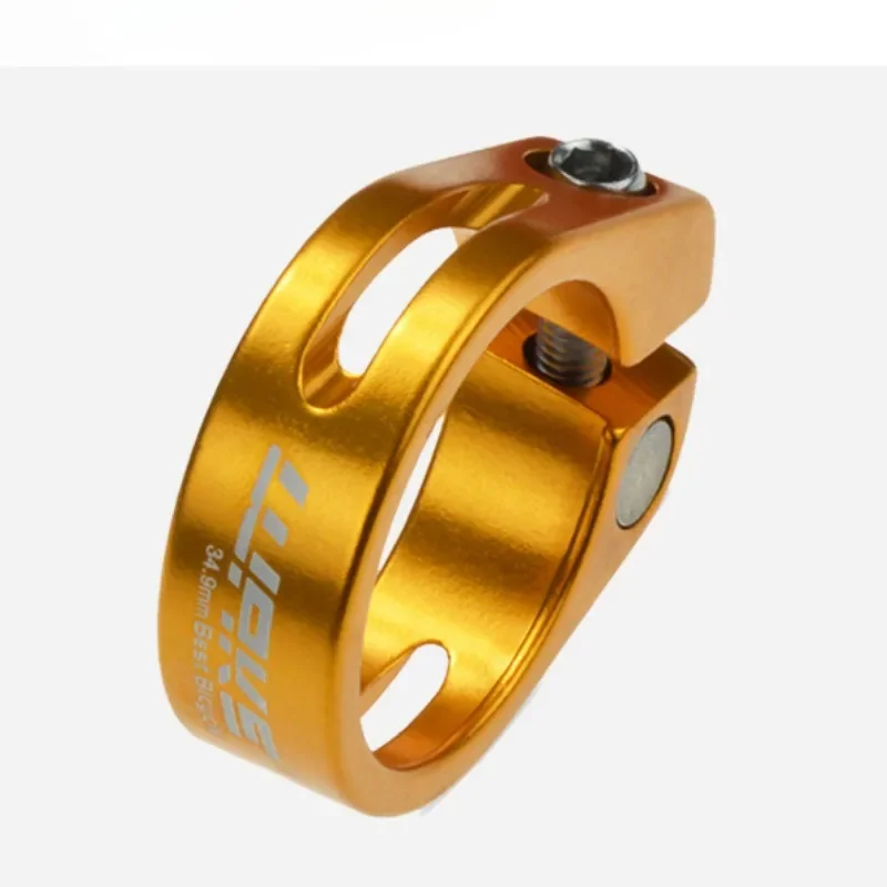 Bike Seatpost Clamp Bicycle Seatposts Clamp Aluminum Alloy MTB Mountain Bike Seat Tube Clamp 31.8mm 35mm Road Seatpost Bicycle Accessories