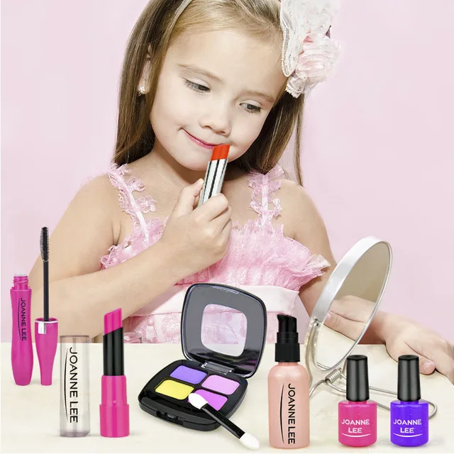 Kids Toys Simulation Cosmetics Set Pretend Play Makeup Toys for Girls Play House Simulation Make up Educational Toys Gifts 2