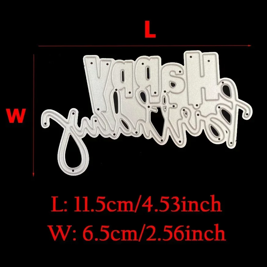 생일 축하 절단 다이 스텐실, DIY 배경 스크랩북 공예 제작