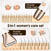 Electric Razors for Women 2 in 1 Bikini Trimmer Wet & Dry Use Electric Lady Shaver for  Private Area Easy to Clean Portable 5