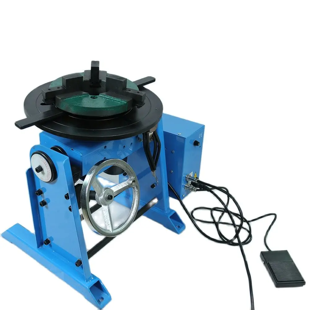 HD-30 Welding Positioner Turn Table Tube Welder Center Hole 25mm Welding Lache Chuck Cartridge WP 200 semi-automatic welding