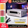 1200W Amplifier Bluetooth Amp SNR85dB Sound Amplifier HDMI 4K ARC Optical Coaxial  DSP For Karaoke 5.1 Channel Home Theater KTV