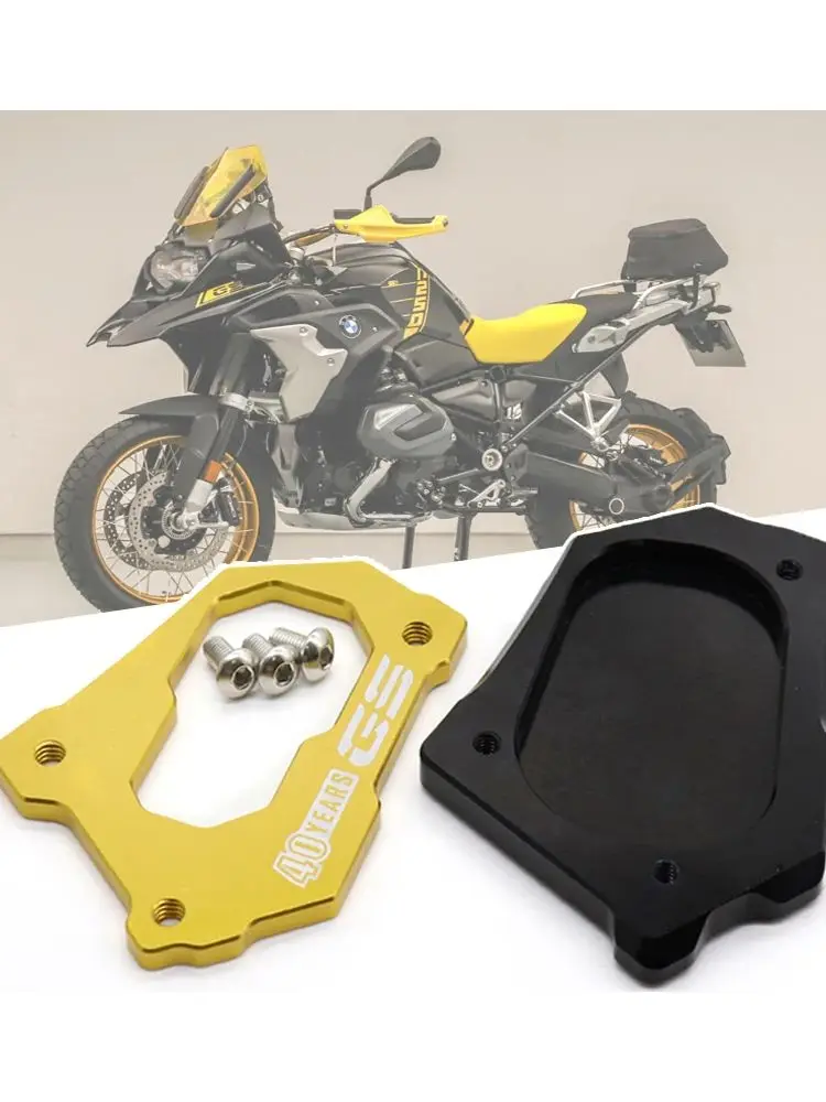 

Motorcycle Kickstand Side Stand Extension Foot Pad Support Fit For BMW R1200GS Adventure R1250GS Adv R1200 GS LC 2013-2020 2019