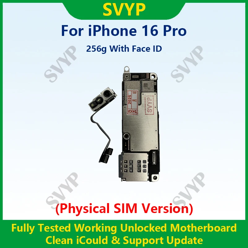 iPhone16 マザーボード　Face ID付き iPhone16 マザーボード Face ID付き Original Unlocked