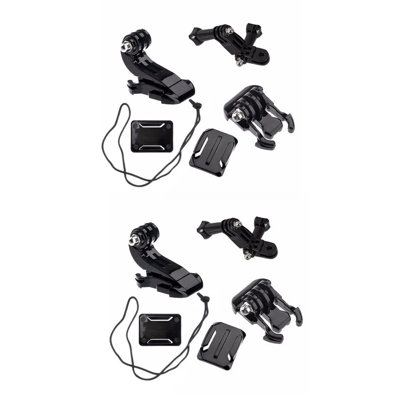 

2X Action Camera Accessories Set For Gopro Hero 5 3 4 Xiaomi Yi 4K SJCAM SJ4000 Chest Strap Base Mount Go Pro Kits