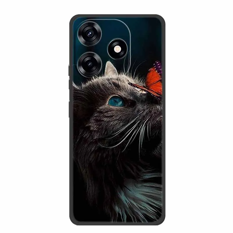 Enhanced Shockproof Black Silicone Phone Case - Stylish & Durable Back Cover Coque