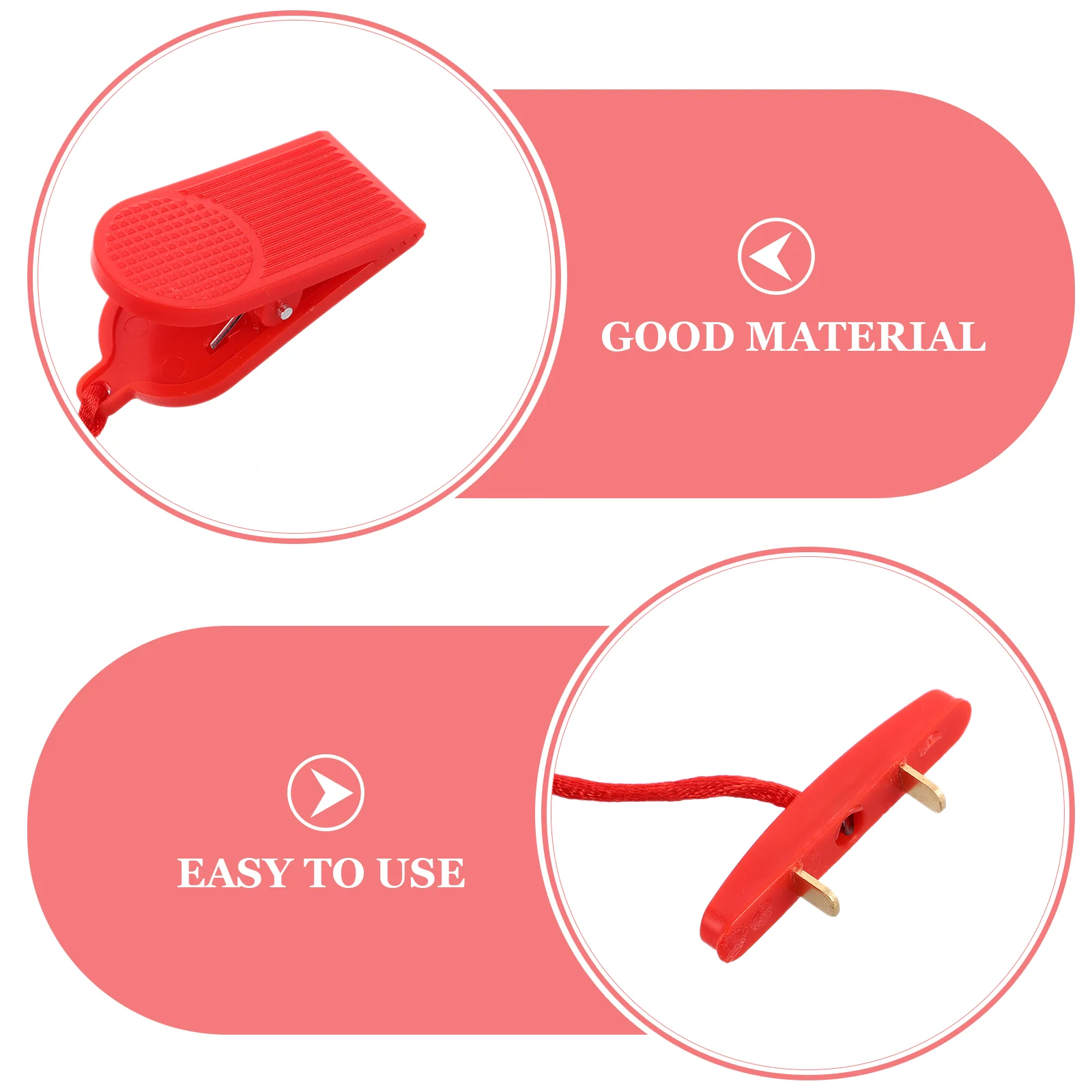 Treadmill Emergency Stop Switch Replacement Safety Key Fitness Equipment Machine Dual Insert Security Plastic Start for 4