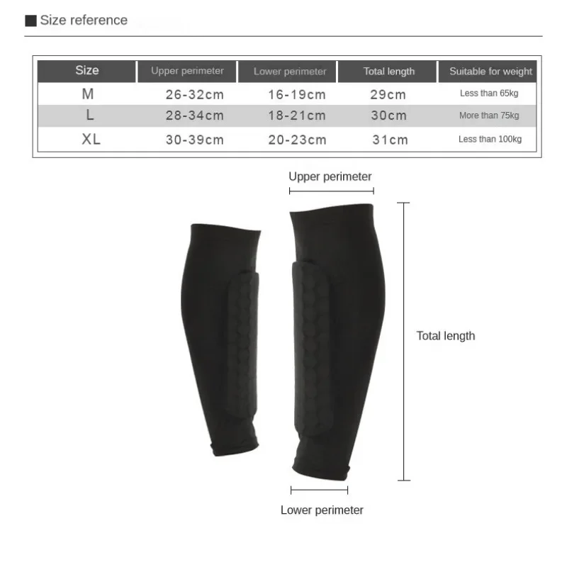 Honeycomb Soccer Shin Guards Football Shields Sports Legging Shinguards Leg Sleeves Protective Gear Shank Protector 1 PC protective gear set shin protector