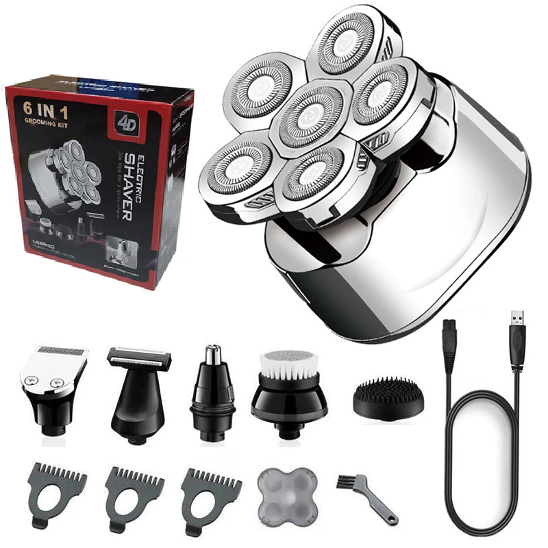 ماكينة حلاقة كهربائية متعددة الوظائف للرجال، تُستخ...