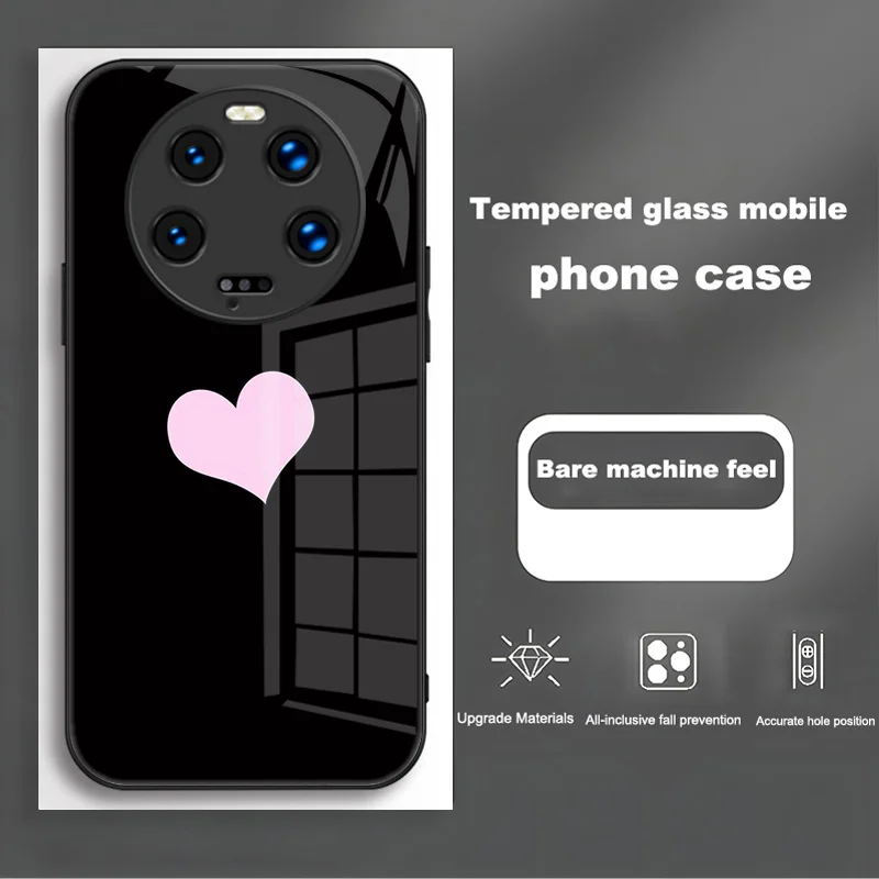 Fashion Painting Full Protective Phone Case with Tempered Glass