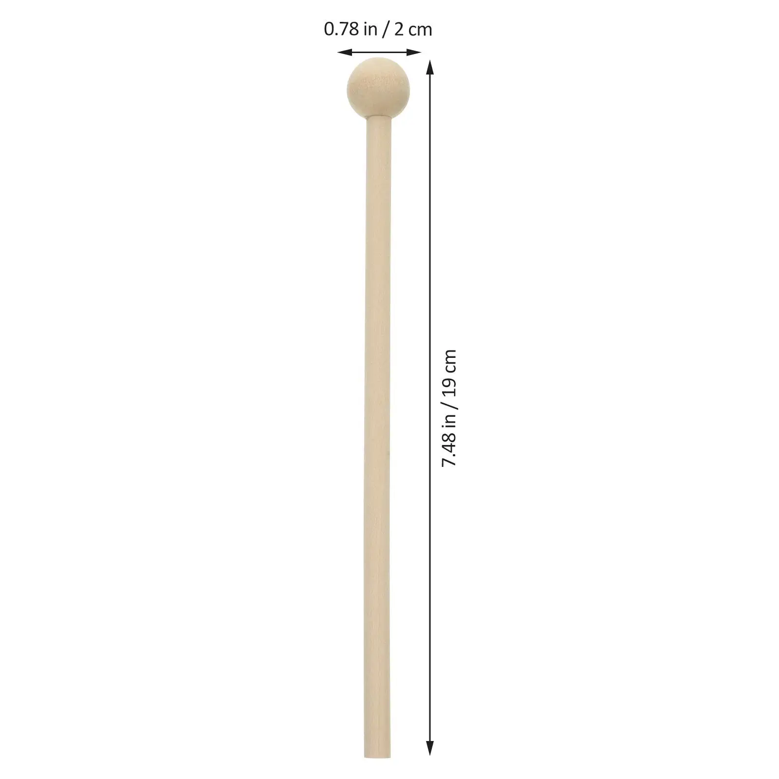 4 Pcs Xylophone Music Toys Percussion Sticks Hammer Mallets Bamboo Wood Child Drumsticks for Skid Instrument Accessories drum sticks drum percussion accessories drum accessories musical percussion toy