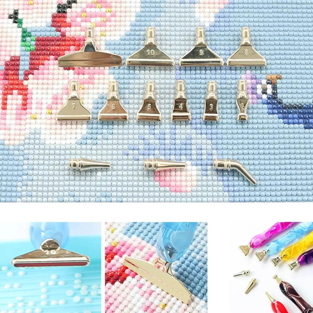 Diamond Painting Pen Replacement Pen Heads Multi Placers Drill Heads Tool Nail Art Tips 1pc diamond painting accessories,diamond painting pen