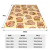 Cute Capybara Flannel Throw Blankets Blankets for Bedding Couch Super Soft Bedding Throws 4