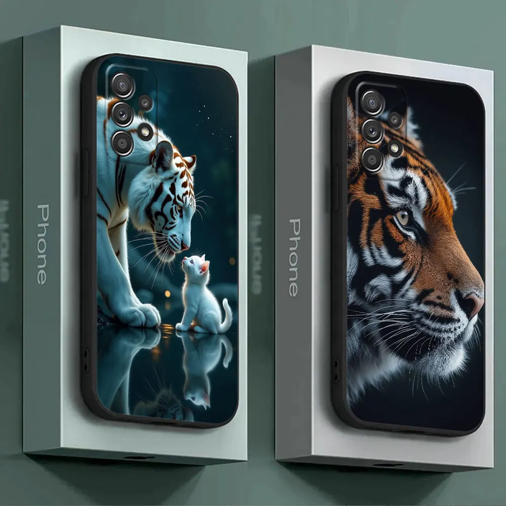 Tiger Design Soft Phone Case - Stylish and Protective